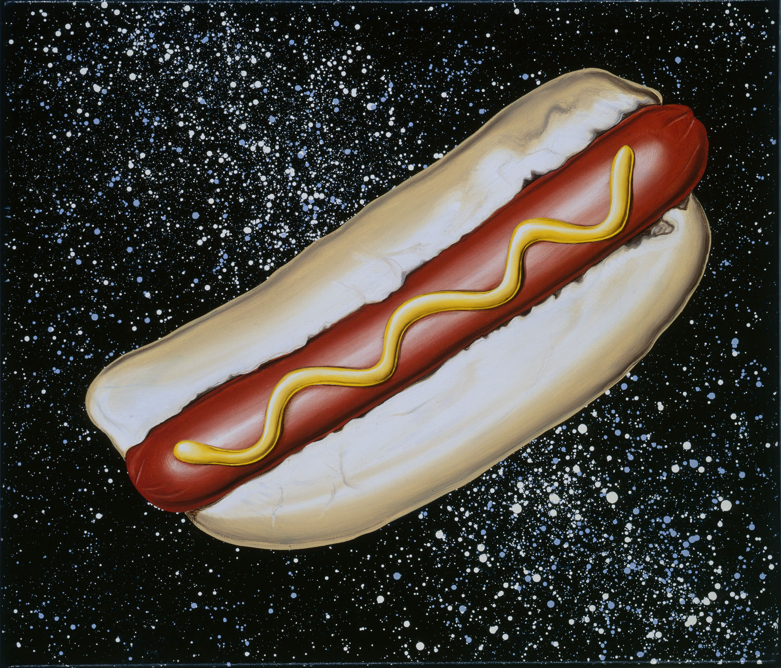 Kenny Scharf, Hot Dog In Space, 2008