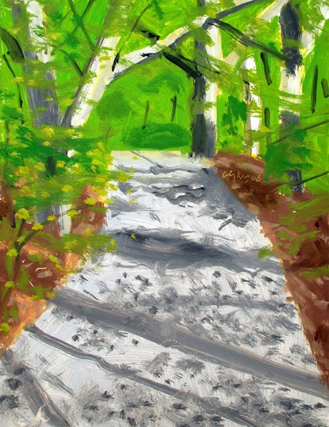 Alex Katz, Path in the Woods, 2006