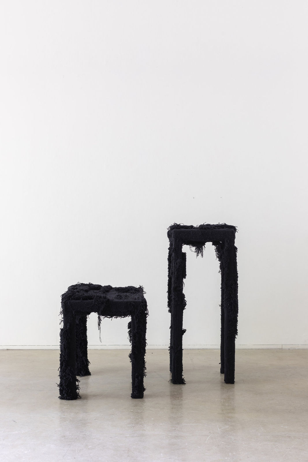 Iris Eichenberg, Untitled (High and Low Tables), 2019