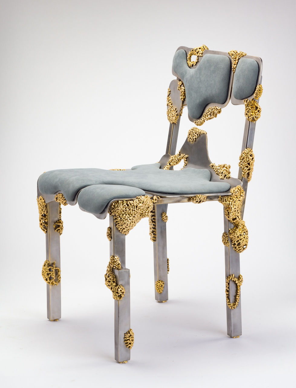 Jack Craig, Dripped Bronze Tectonic Chair 2, 2024