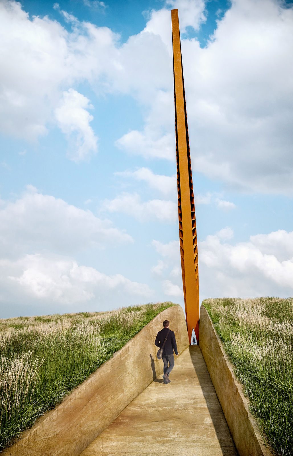 Computer generated model of how the Elizabeth Landmark will look