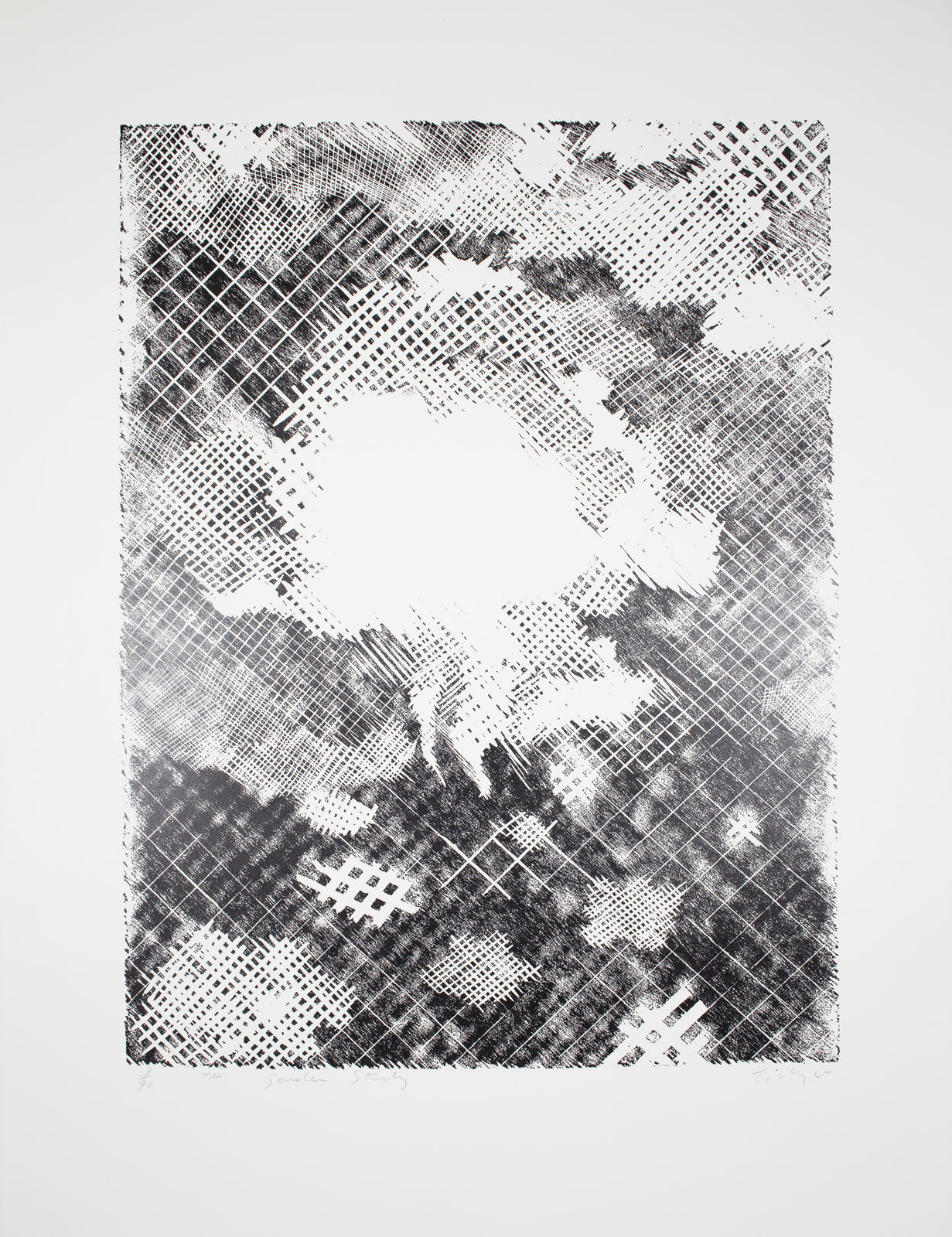 William Tillyer, Garden Study - A Furnished Landscape, 1974