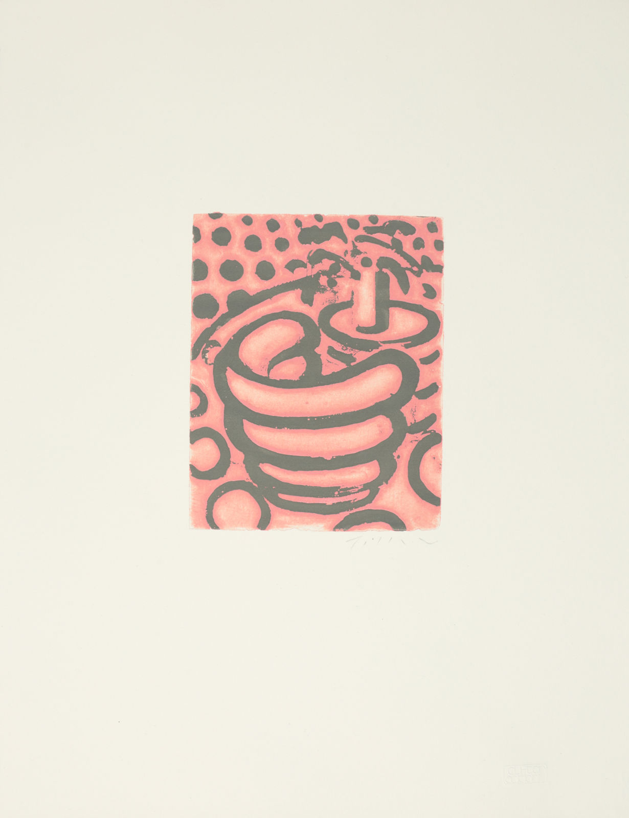 William Tillyer, The circular house: 'D'Aigurande proceeded to buy furniture constructed on the round' - The Eileen Gray Chair, 1974/2018