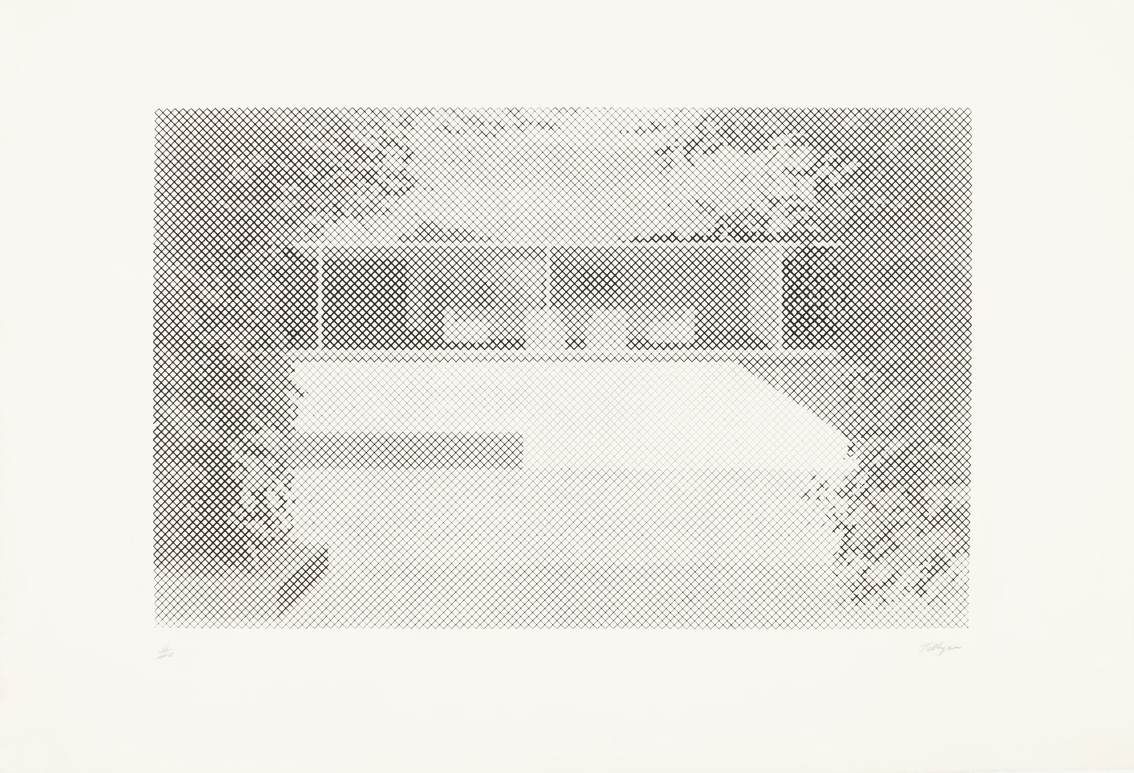 William Tillyer, House and Garden, 1973
