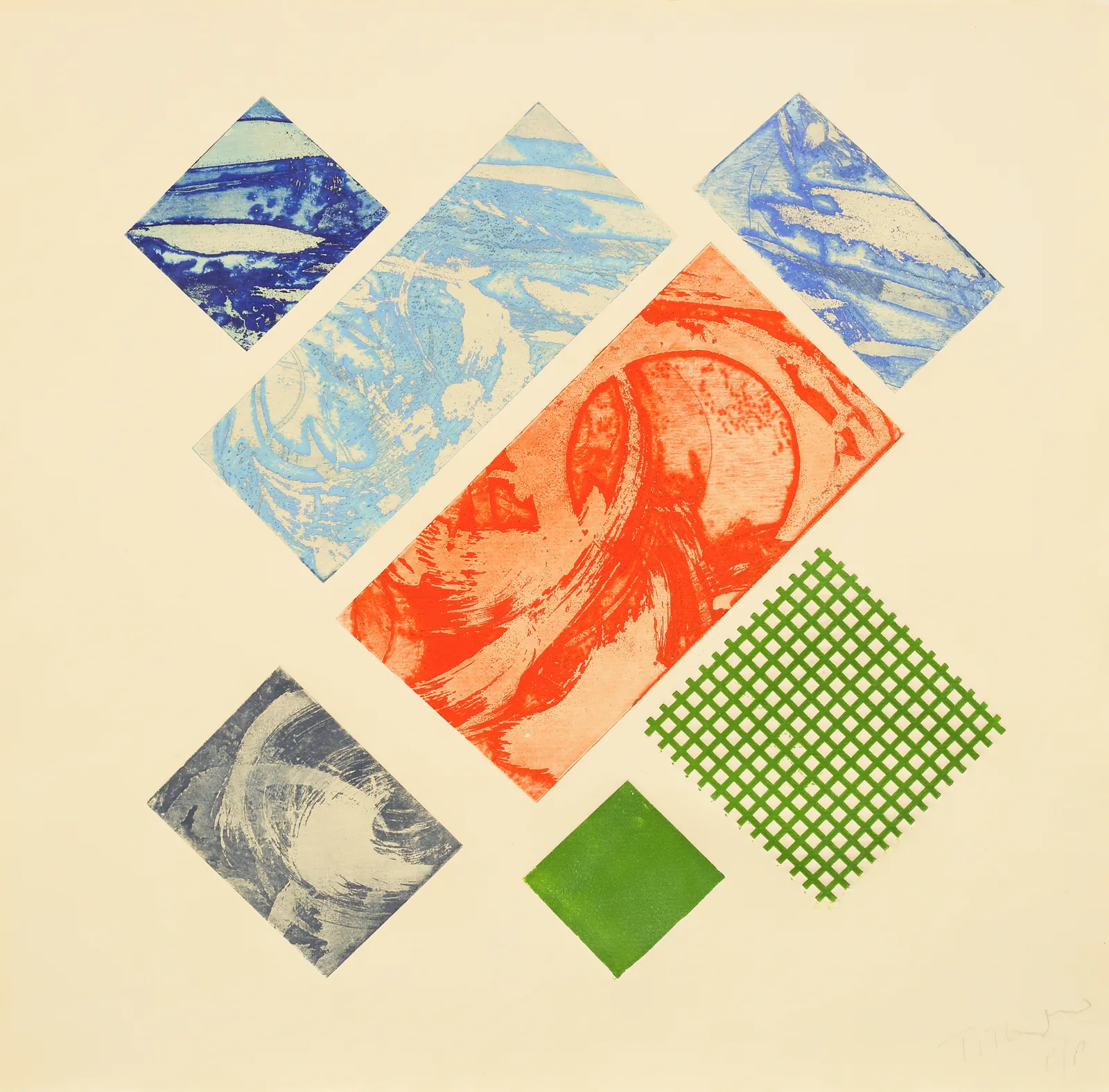 William Tillyer, The Red Bridge: Devil's Bridge with Sky and Foliage 2, 2026