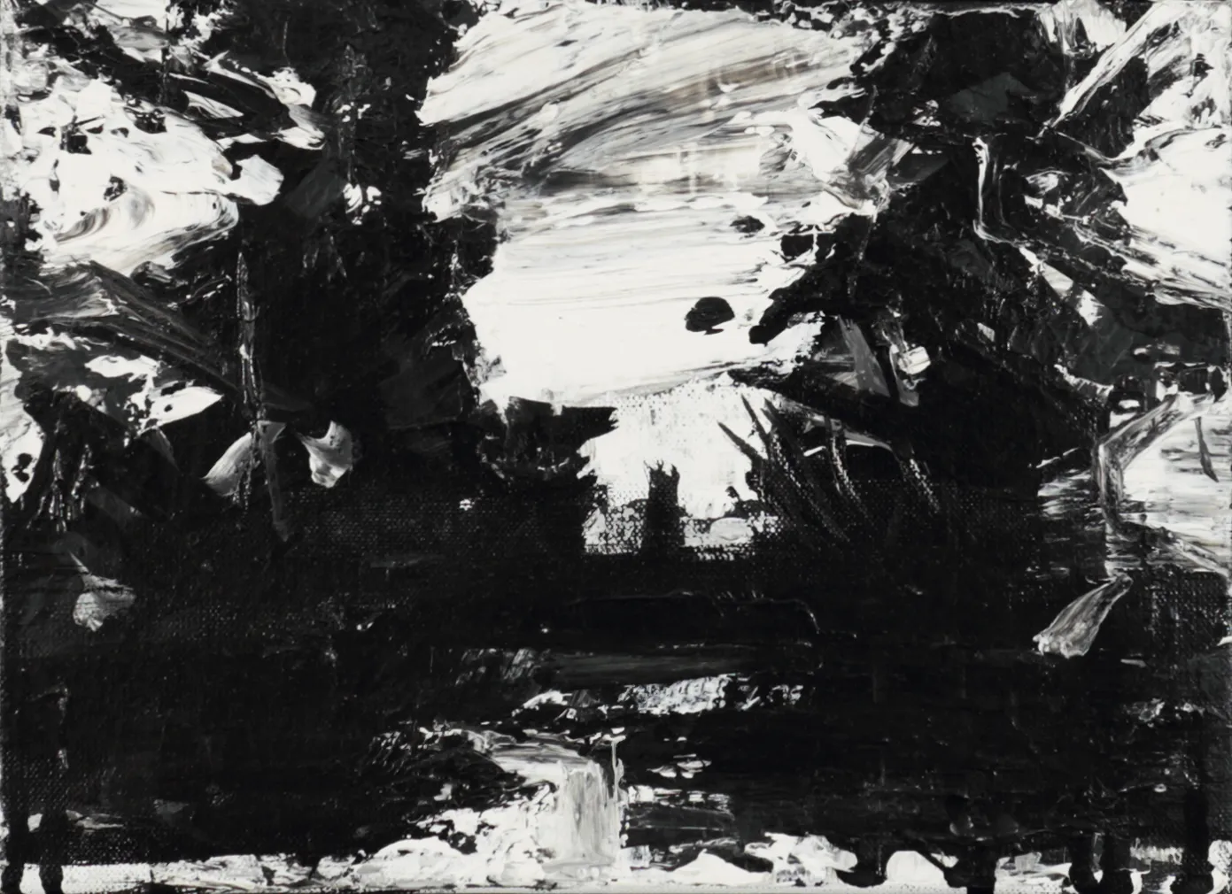 John Virtue, Landscape No. 414, 1997-98