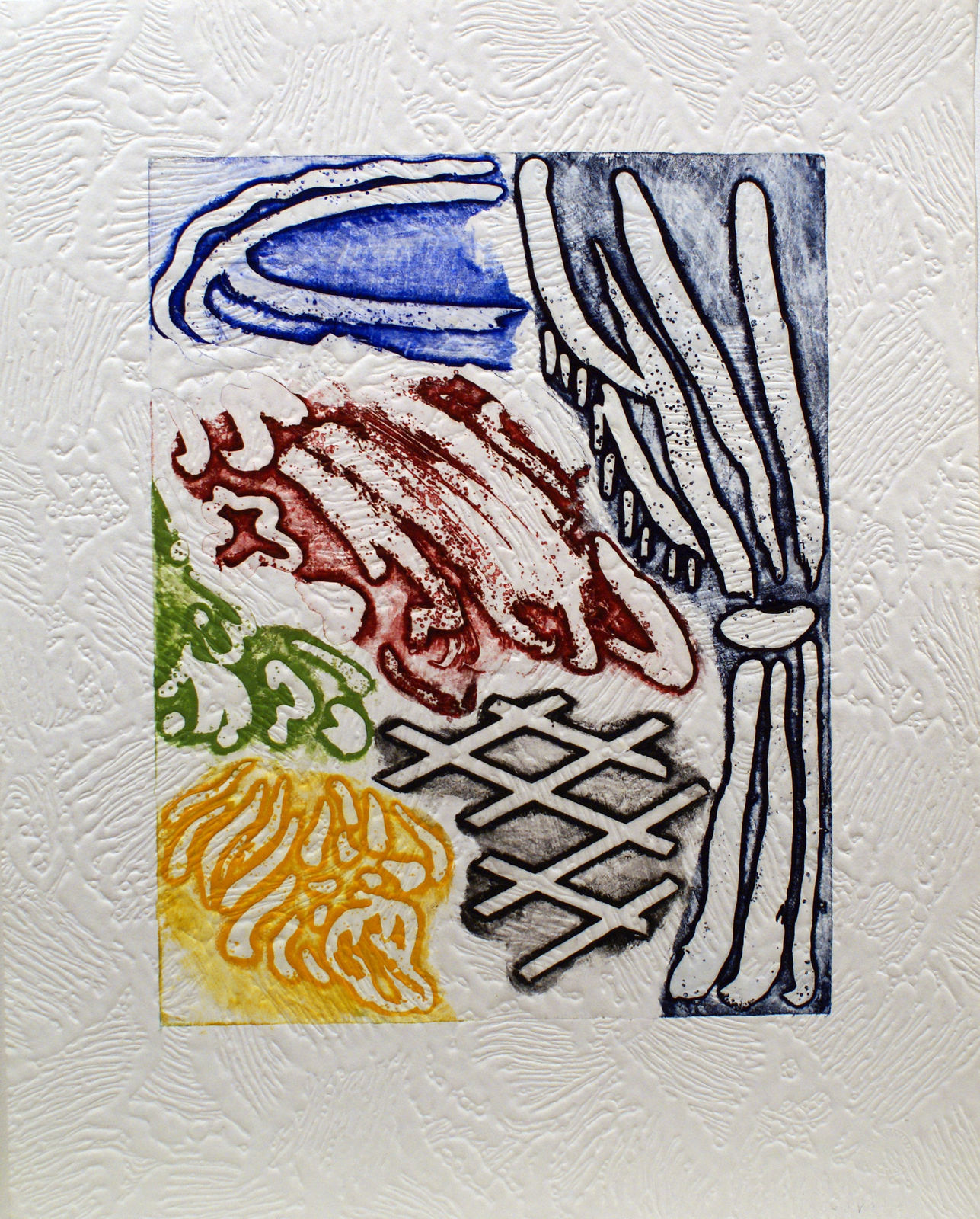 William Tillyer, Interior at Fontenay aux Roses with Large Tortoise, 1974