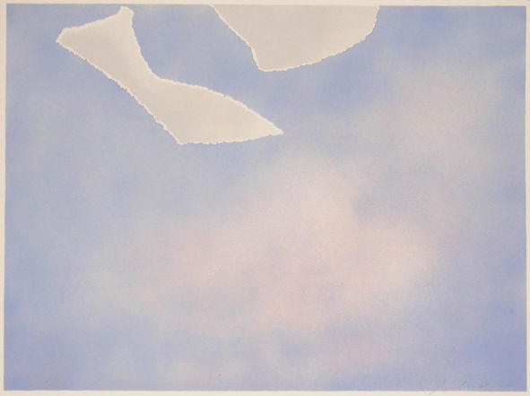 Joe Goode, Untitled (White Paper Clouds), 1971