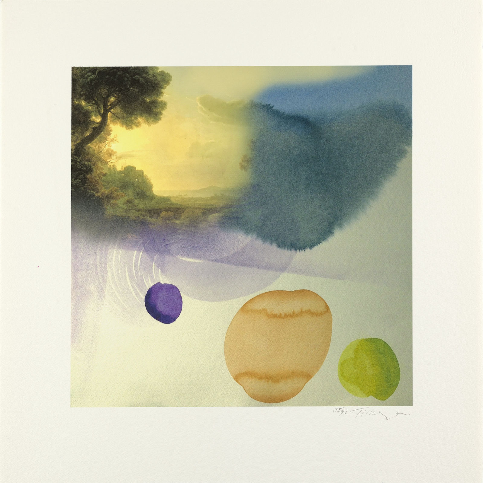 William Tillyer, Zephyr - Claude, 2019