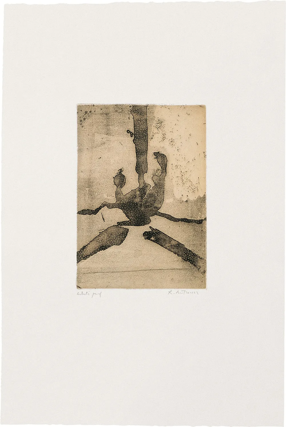 Robert Motherwell, Paroles peintes III: Untitled, 1966