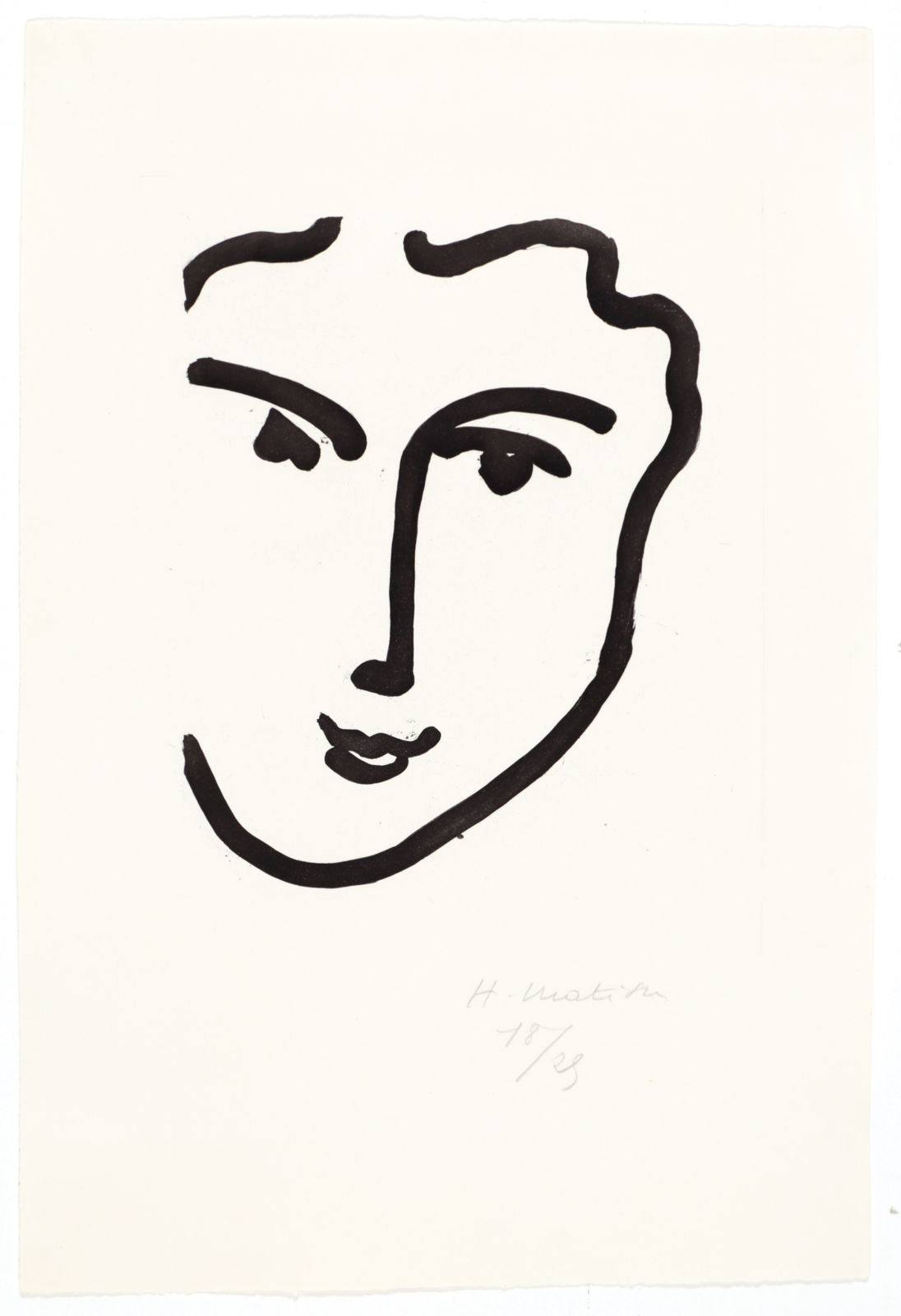 Henri Matisse, Nadia au sourire enjoué, 1948