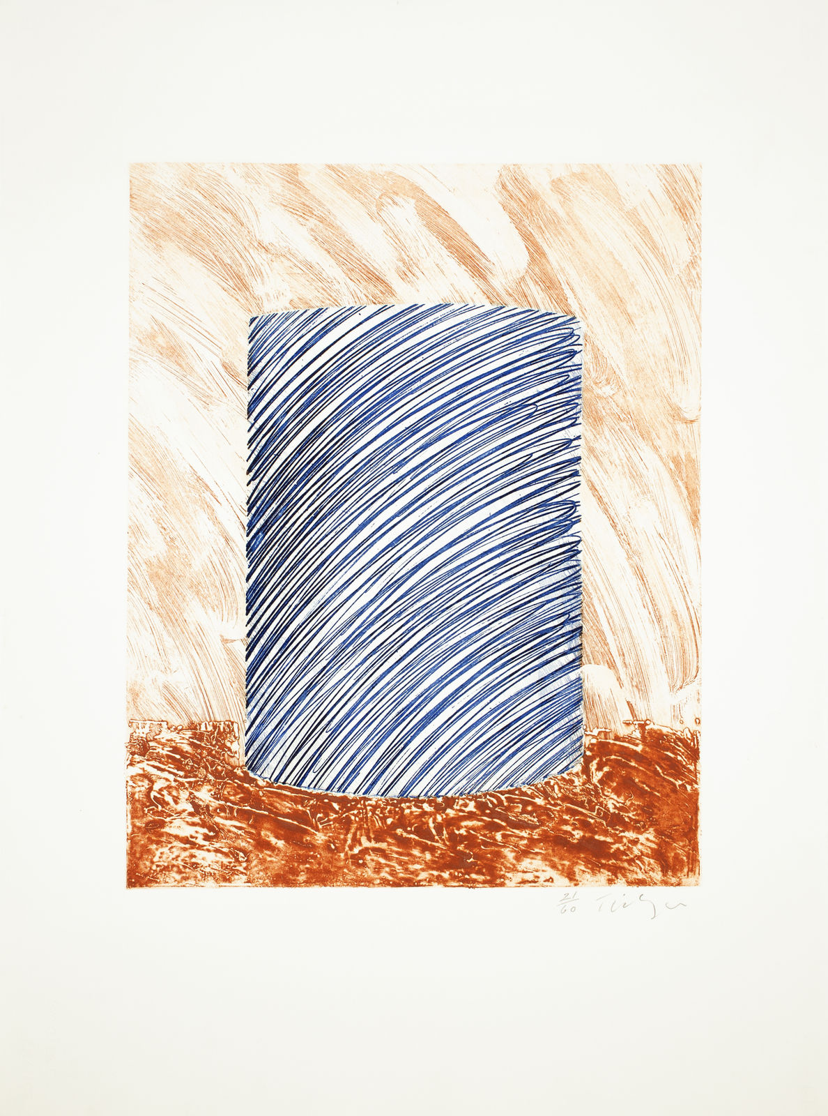 William Tillyer, The Saunders Vase (rust) - Courthope Collection, 1977