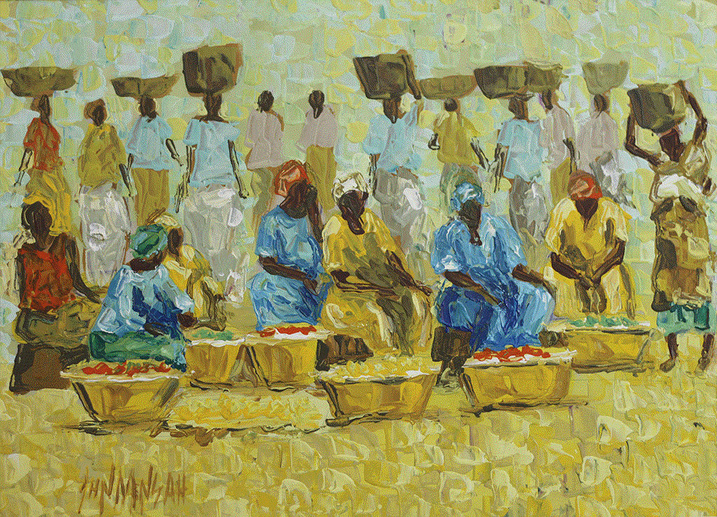 Discover John Mensah's stunning artwork 