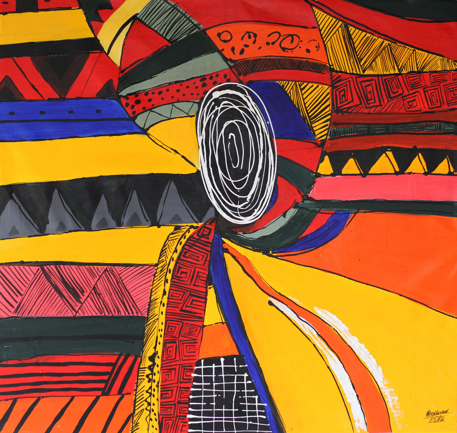 ANDRE DANGNO, Vide intérieur dans un corps, 2023