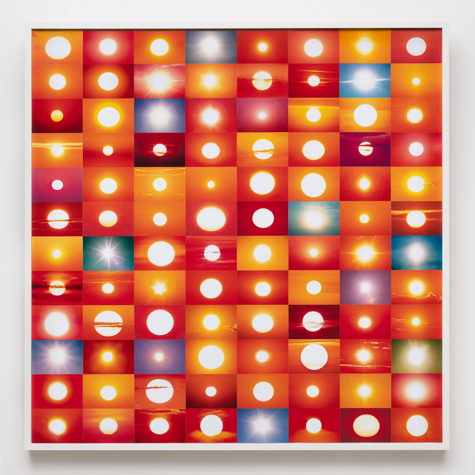 Penelope Umbrico, 49,317,520 Suns from Sunsets from Flickr (Partial) 03/13/2023, 2023