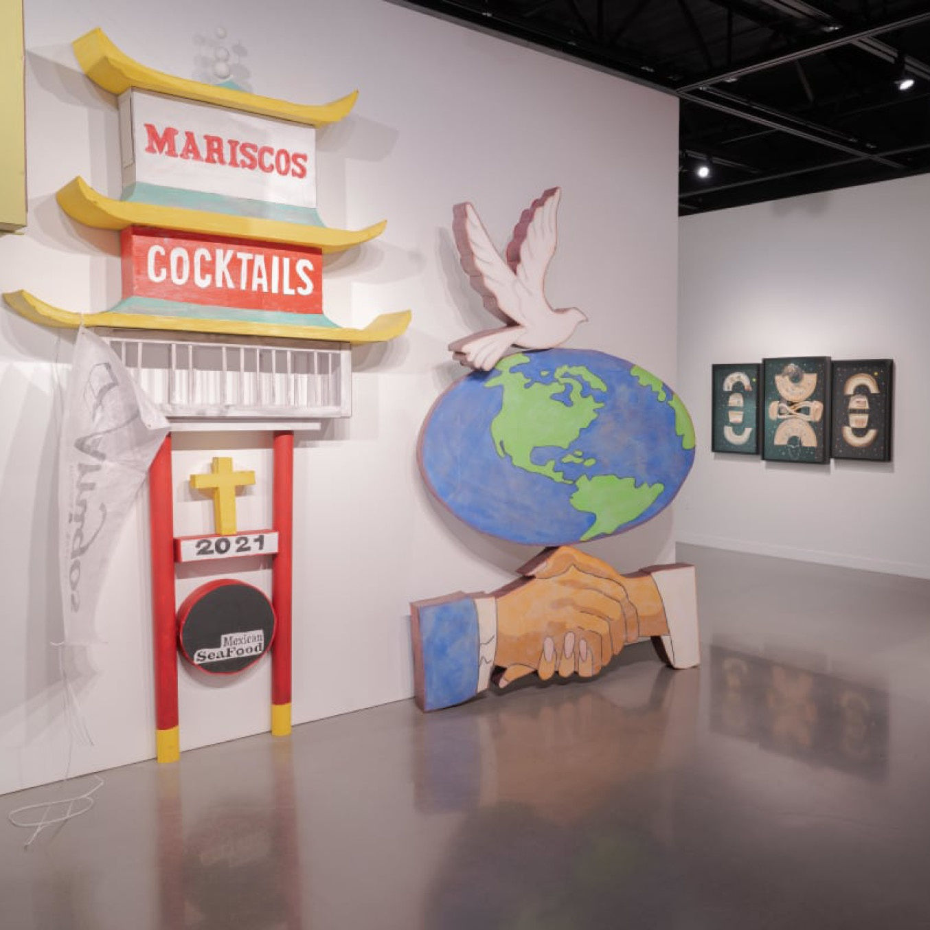 Justin Favela Bienvenidos, 2022 Courtesy of artist and NMSU Permanent Art Collection. Photograph by: Marcus Xavier Chormicle.