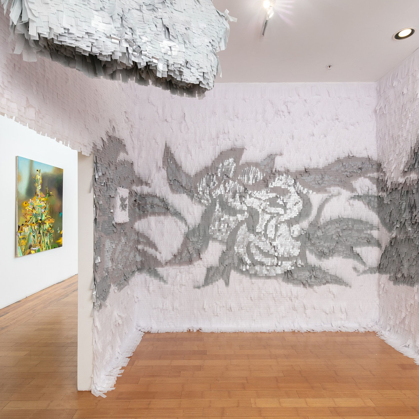 Installation image of Ghostin' at David B. Smith Gallery.