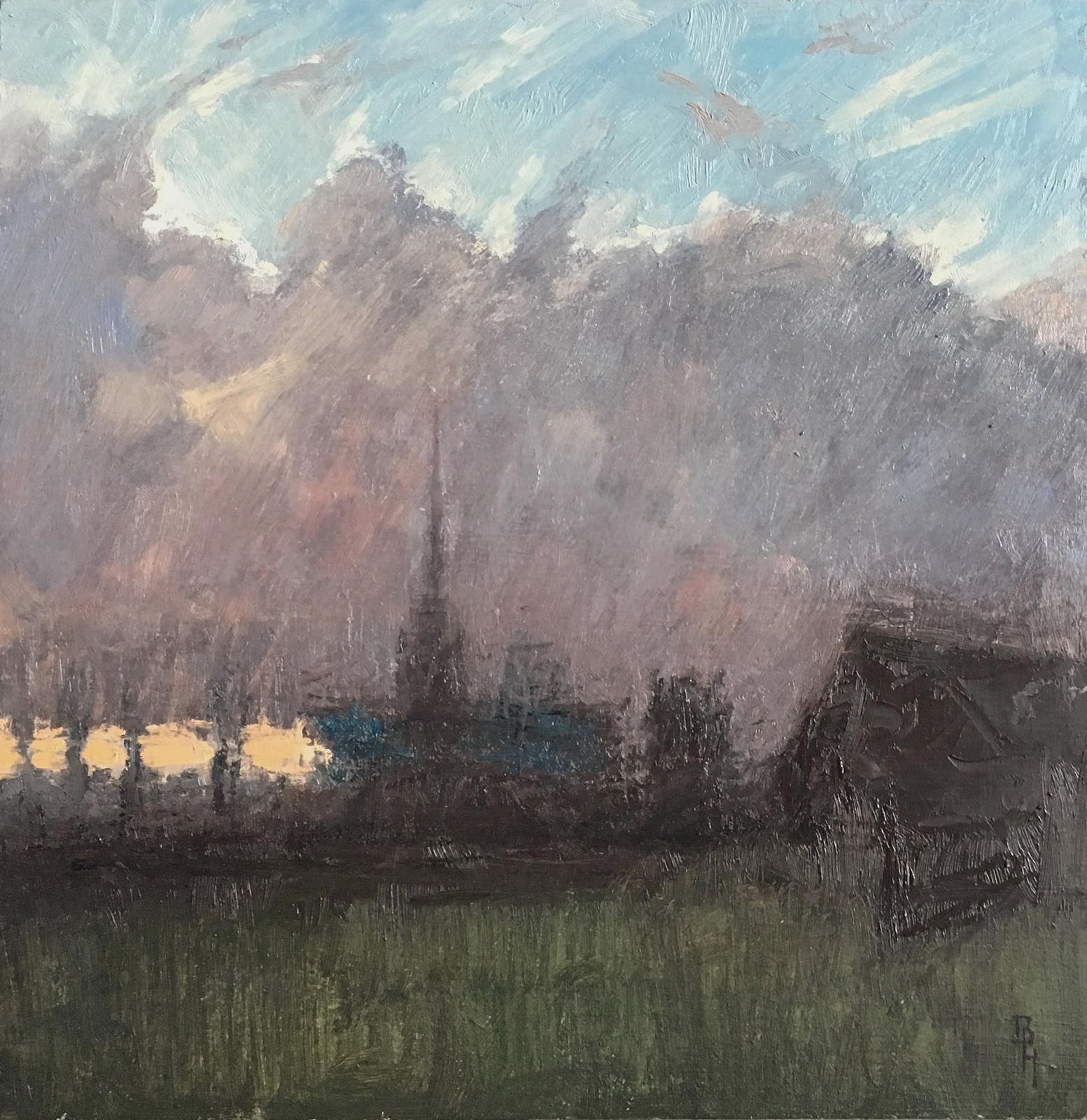 Storm Cloud Over Priory Park