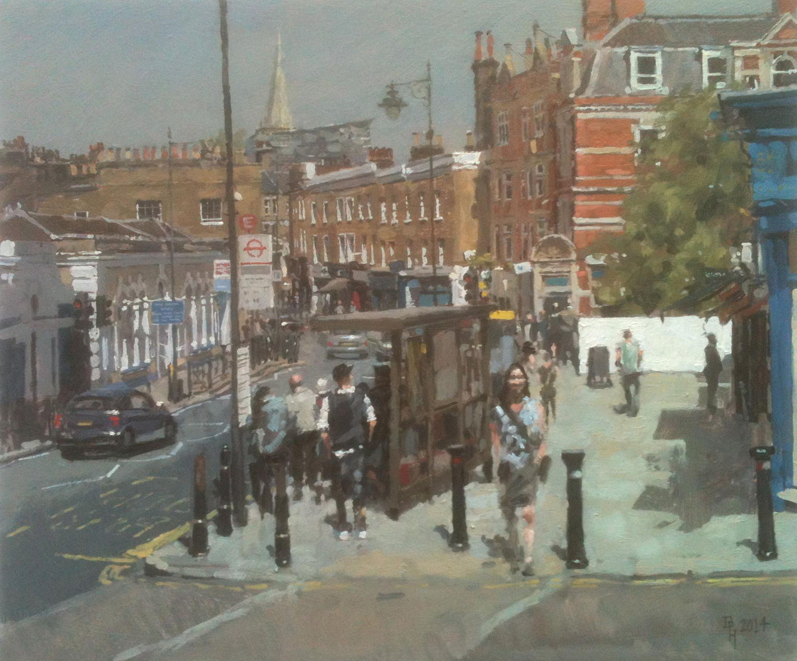 Late Morning at Bus Stop E, Blackheath