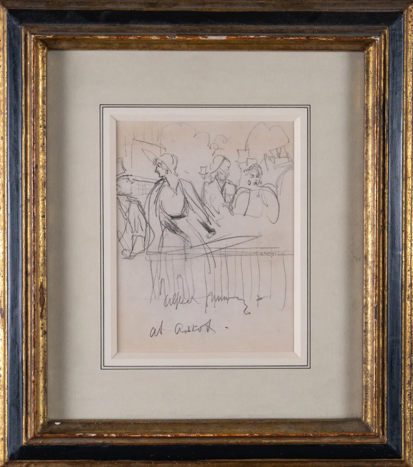 Alfred Munnings, At Ascot , 1950