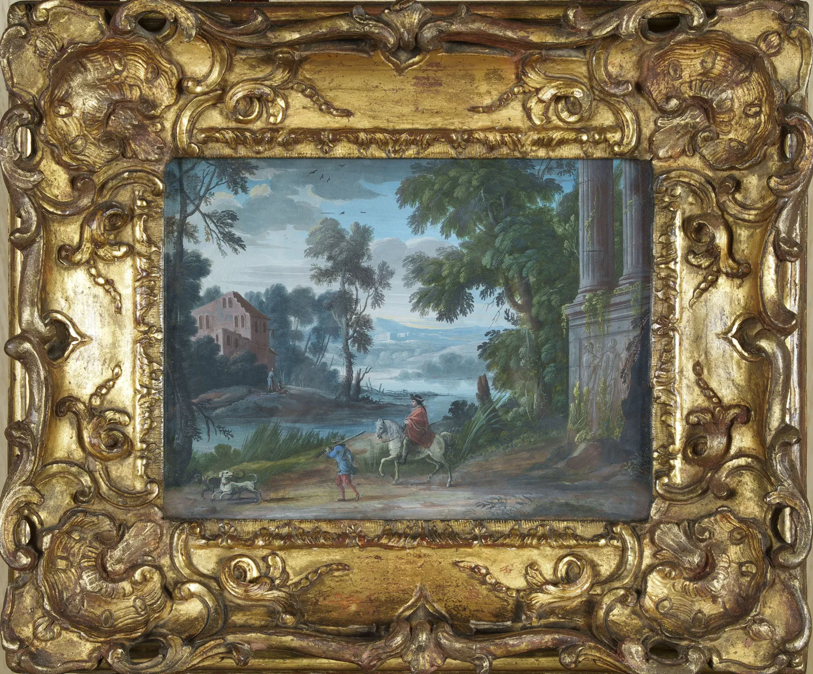 Pierre Antoine PATEL 1648 - Paris - 1708, Le retour de chasse