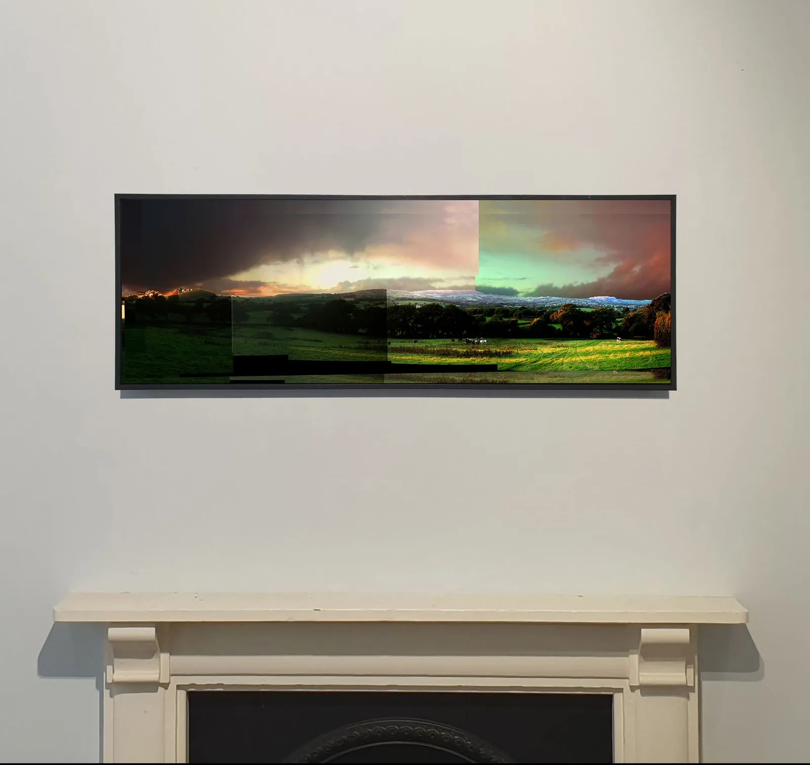 Kit Glaisyer, Proposal: An October view near Whitchurch Canonicorum 150x50cm v.2