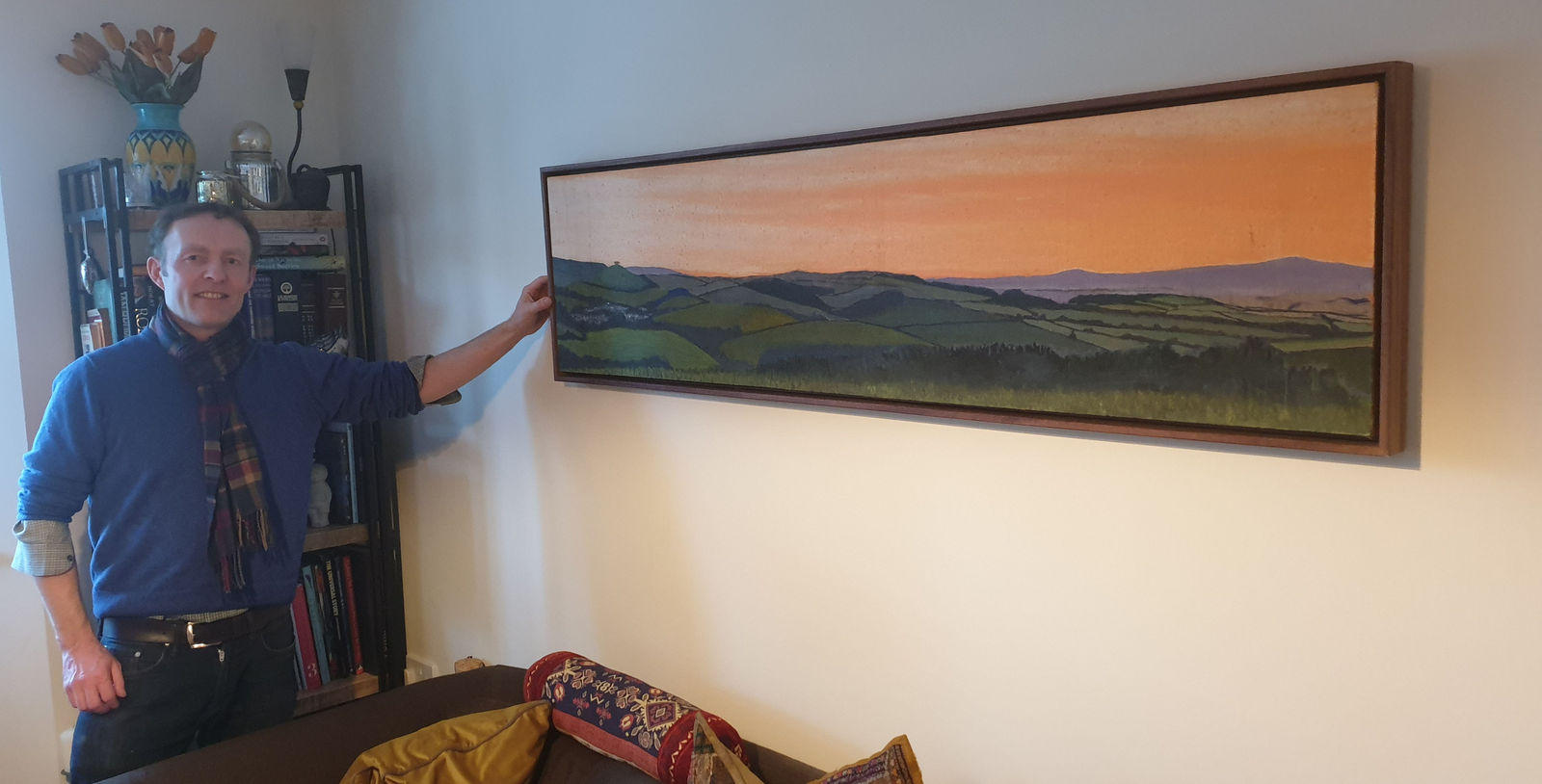 Kit Glaisyer, Orange Colmers Hill Sunset