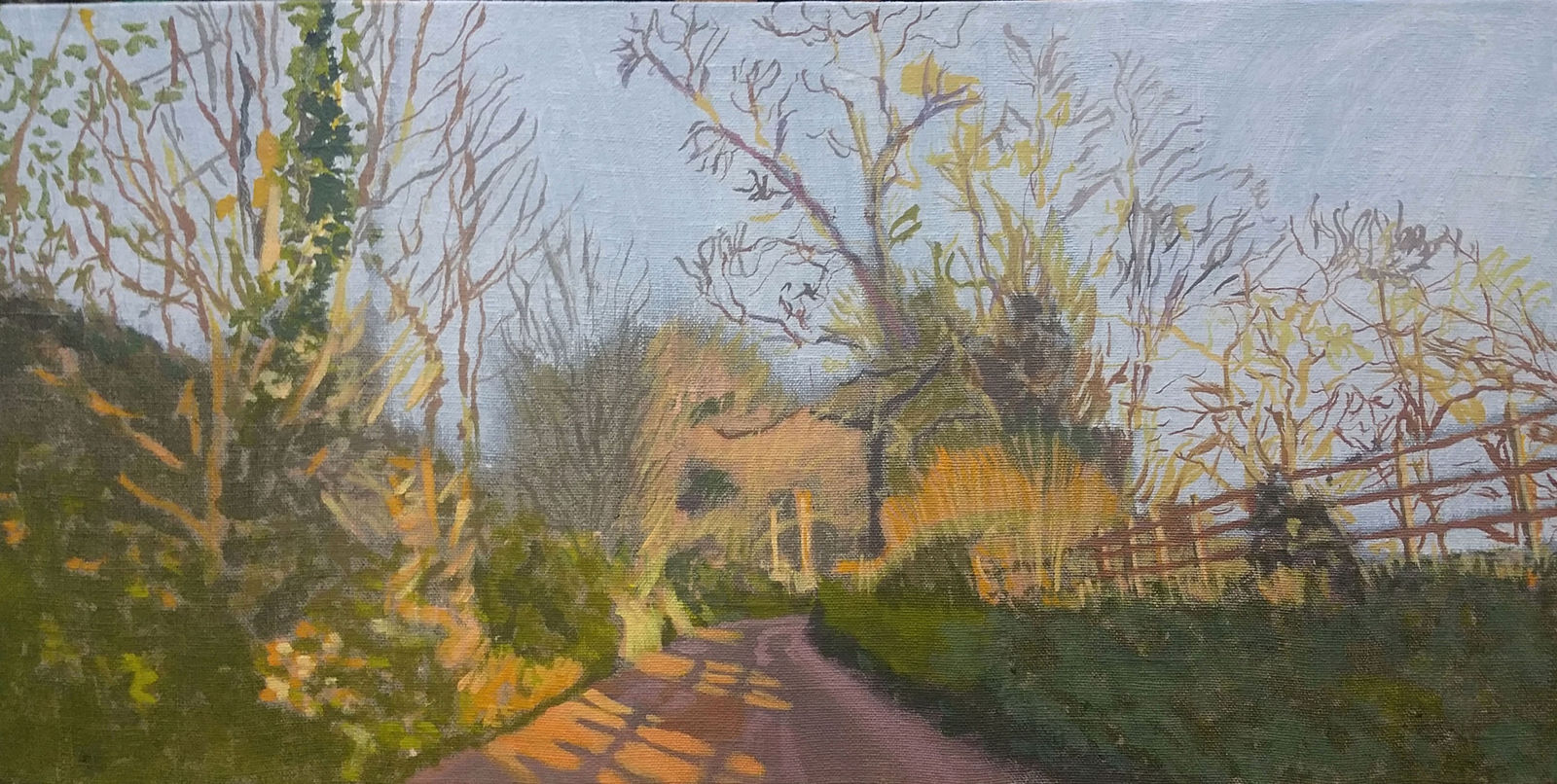 Kit Glaisyer, Three West Dorset Lanes, each 60x30