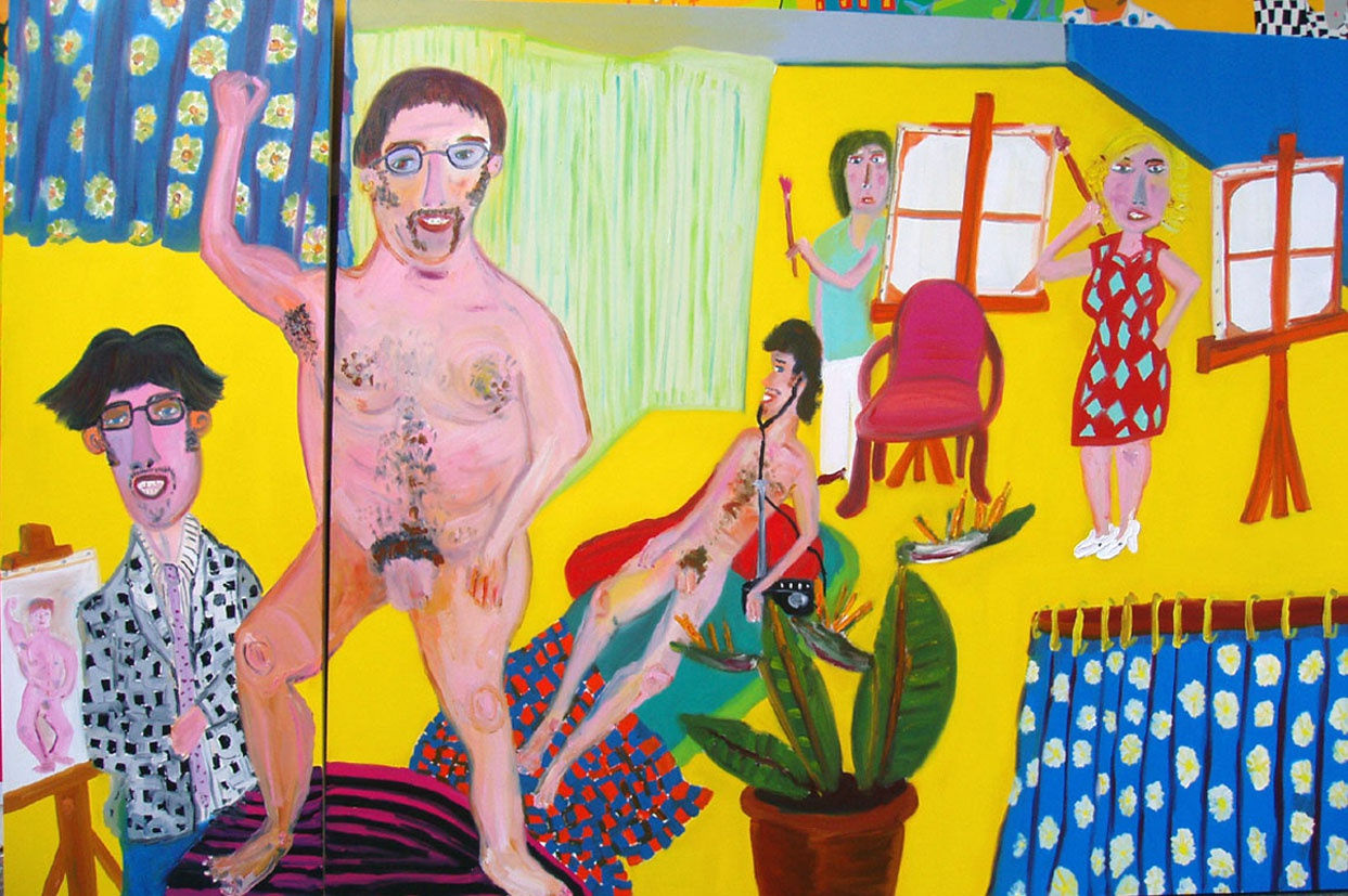 Martin Maloney, Drawing from life (Bird of paradise), 2004