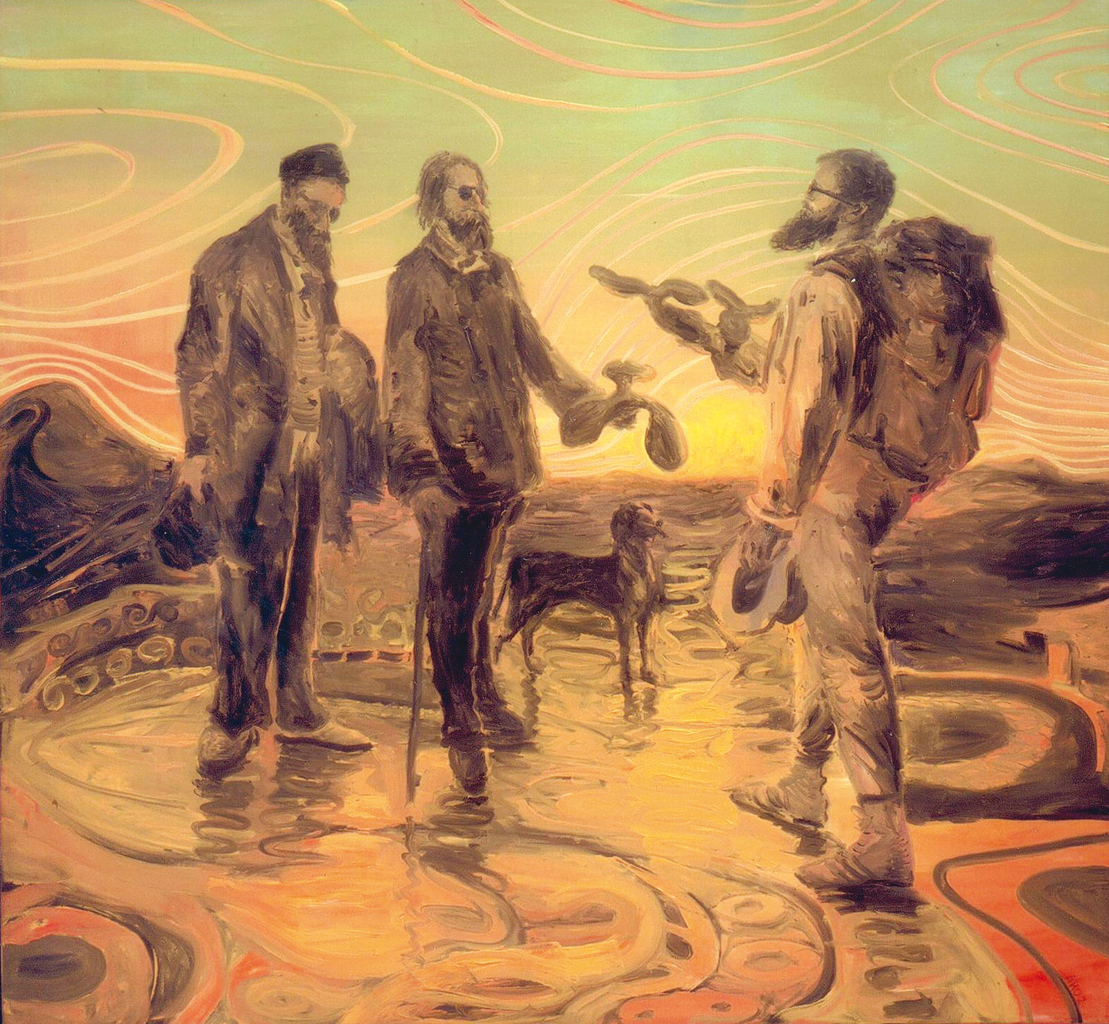 Anton Henning, Le Rencontre, No.3 (Meeting), 2002