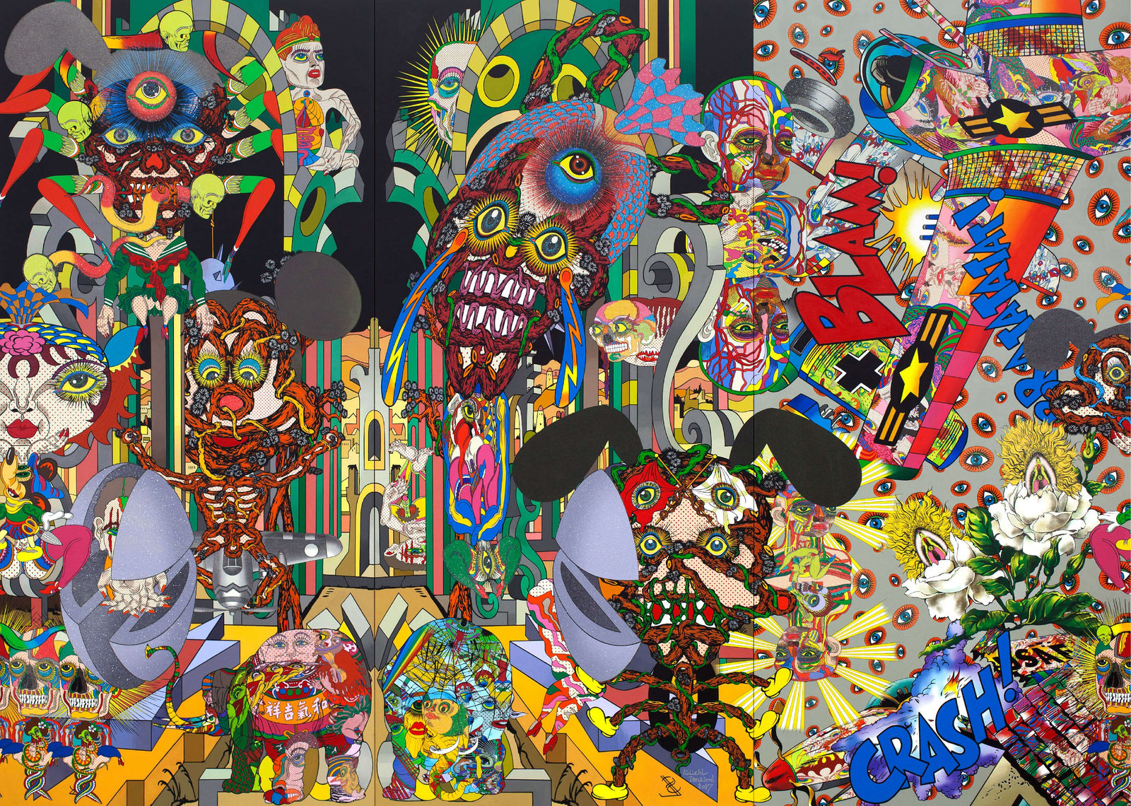 Keiichi Tanaami, What the Shadows Imply, 2017