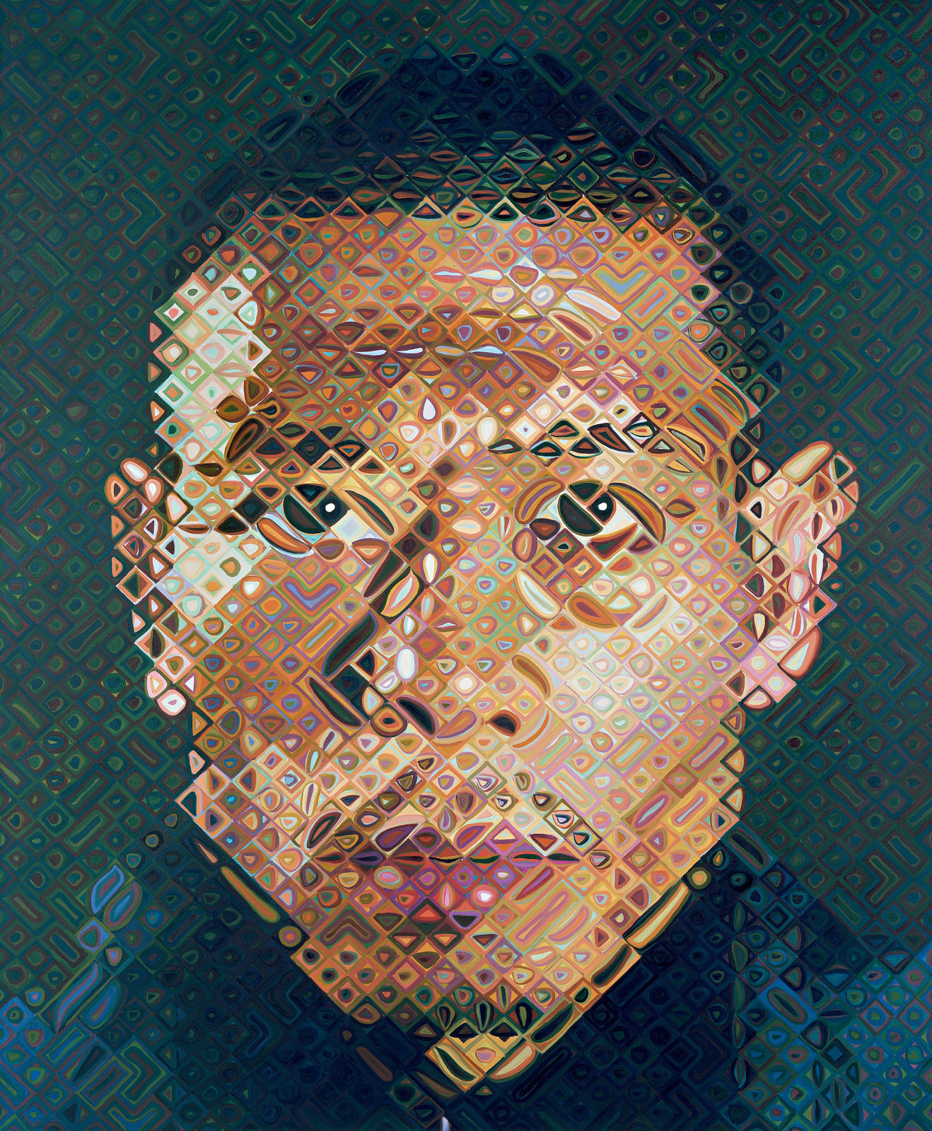Chuck Close, Zhang Huan I, 2008