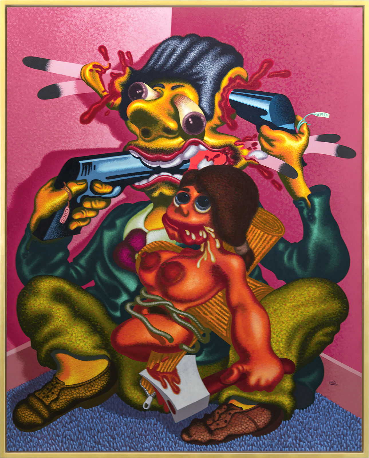 Peter Saul, Girl Trouble II, 1987