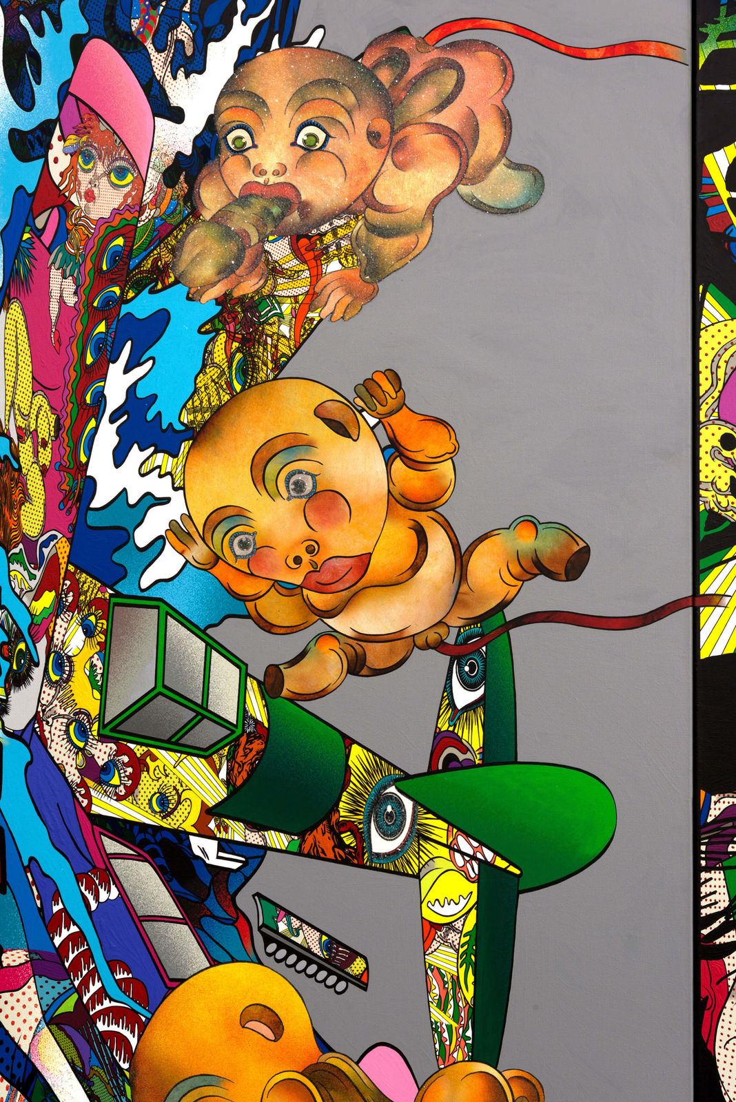 Keiichi Tanaami, Land of Mirrors, 2017