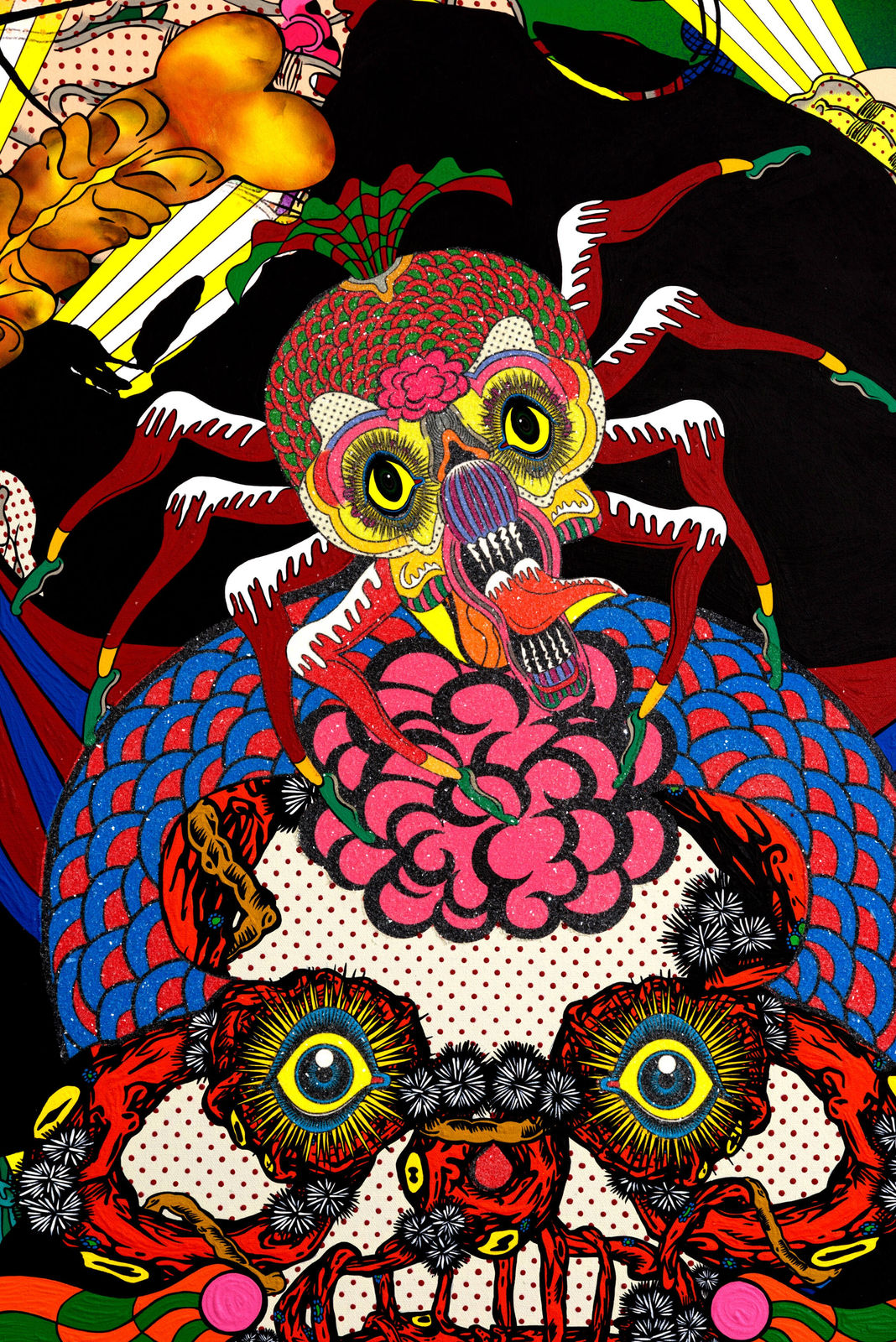 Keiichi Tanaami, Land of Mirrors, 2017