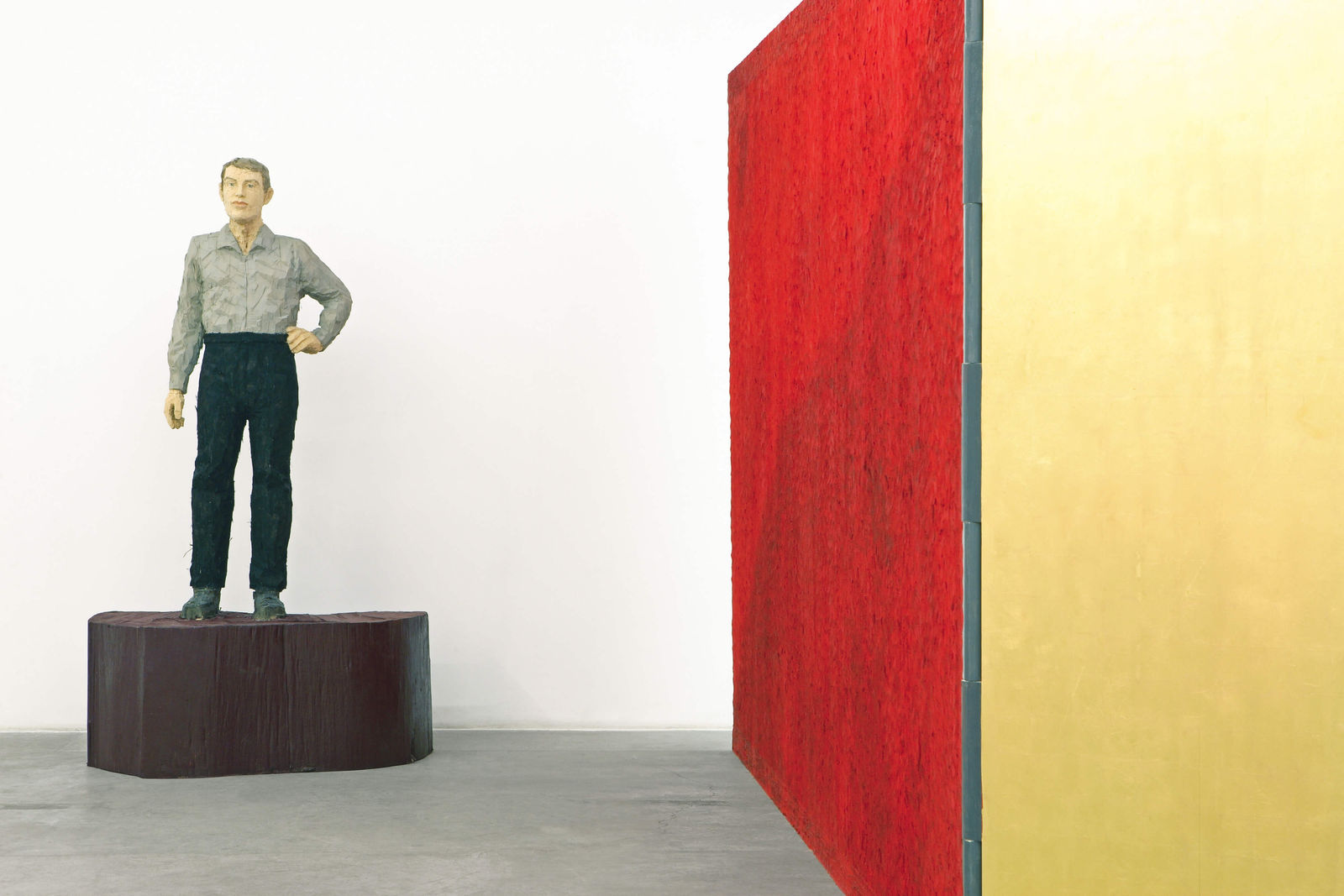 Stephan Balkenhol, Folding-screen, 2010