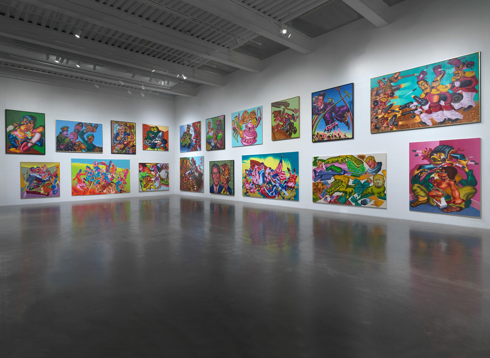 Peter Saul, Girl Trouble II, 1987