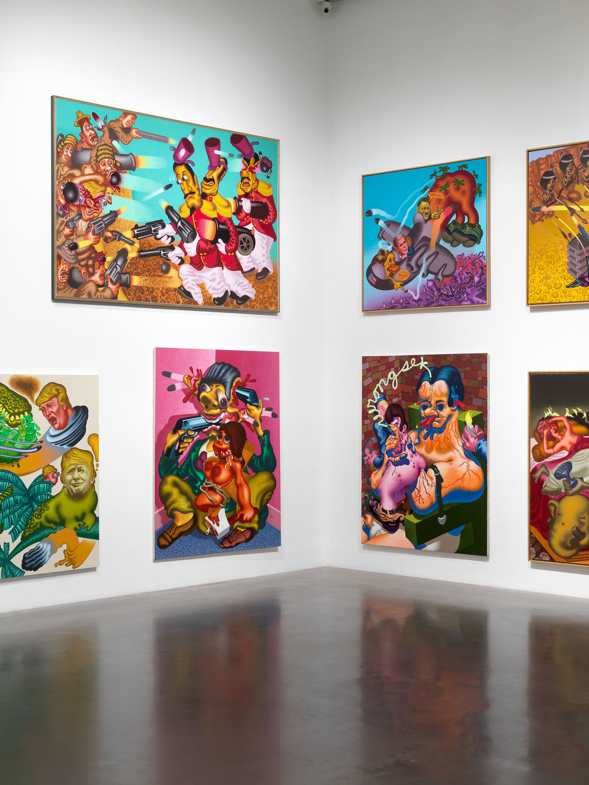 Peter Saul, Girl Trouble II, 1987