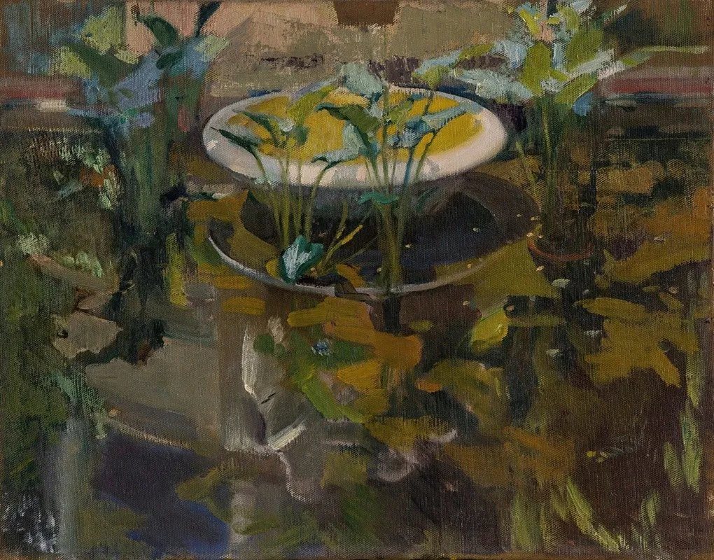 Joaquín Sorolla, Garden of the Sorolla House; Reflections in the Fountain of Confidences, 1917