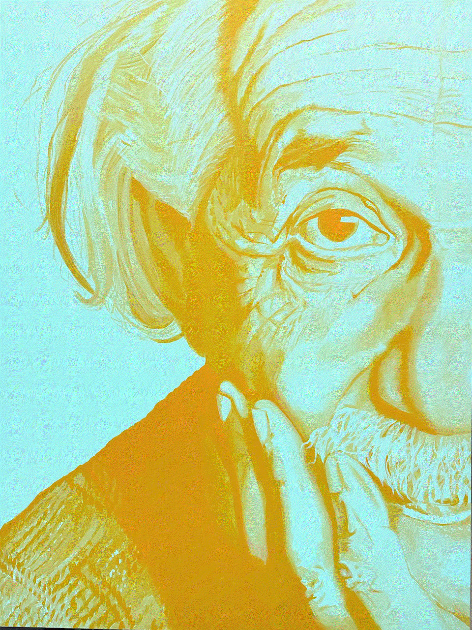 Victoria White, Albert Einstein Blue, 2024