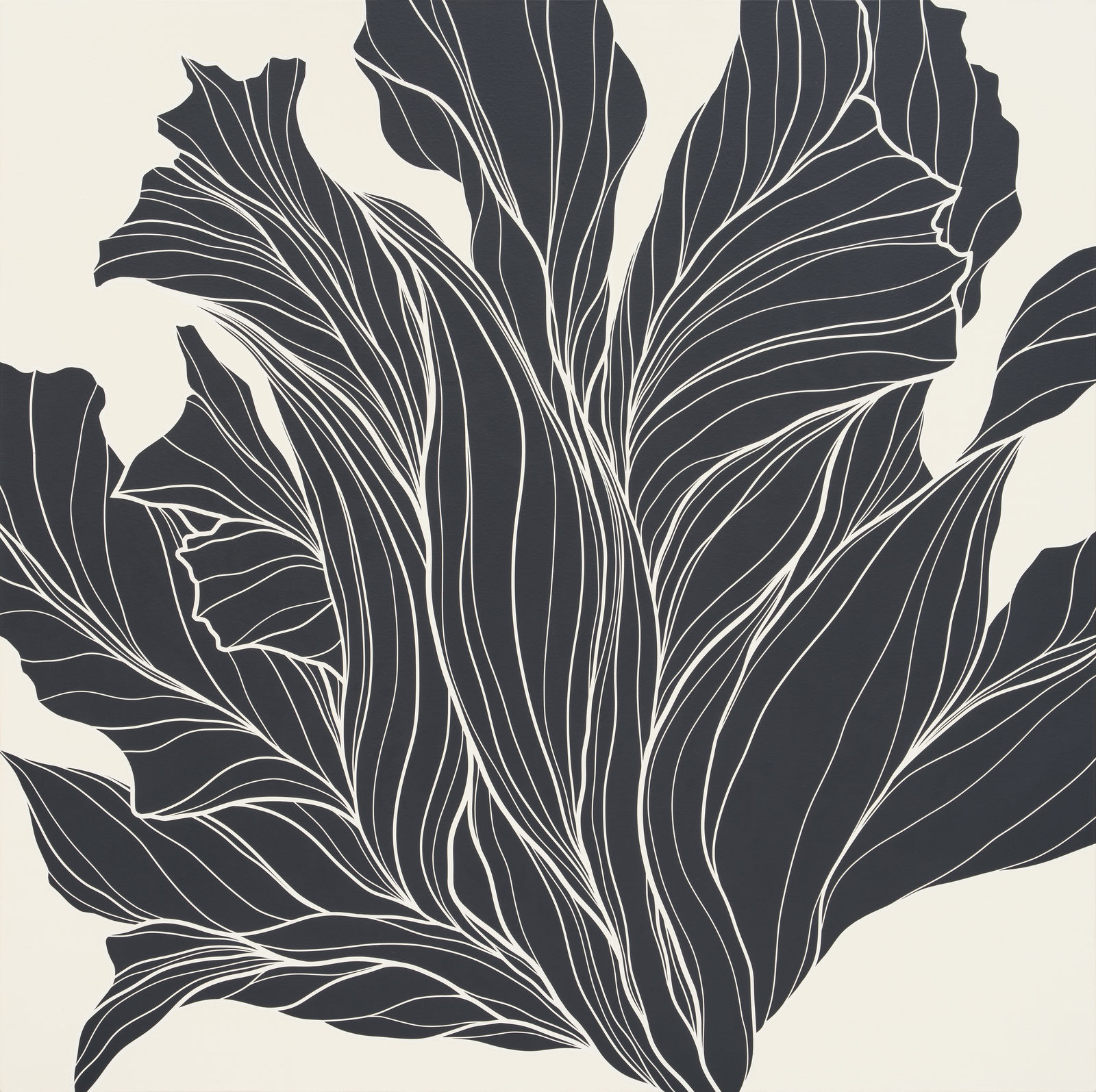 UNTITLED-BW2216, acrylic on canvas, 100x100cm, 2022