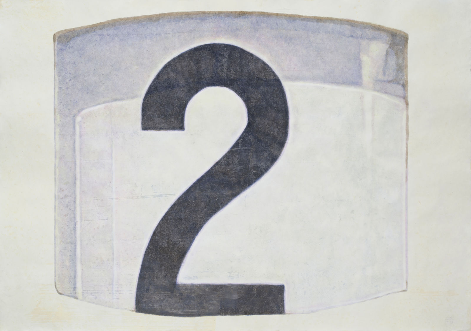 Today 2, acrylic, graphite, and glue on paper, 150x210cm, 2023