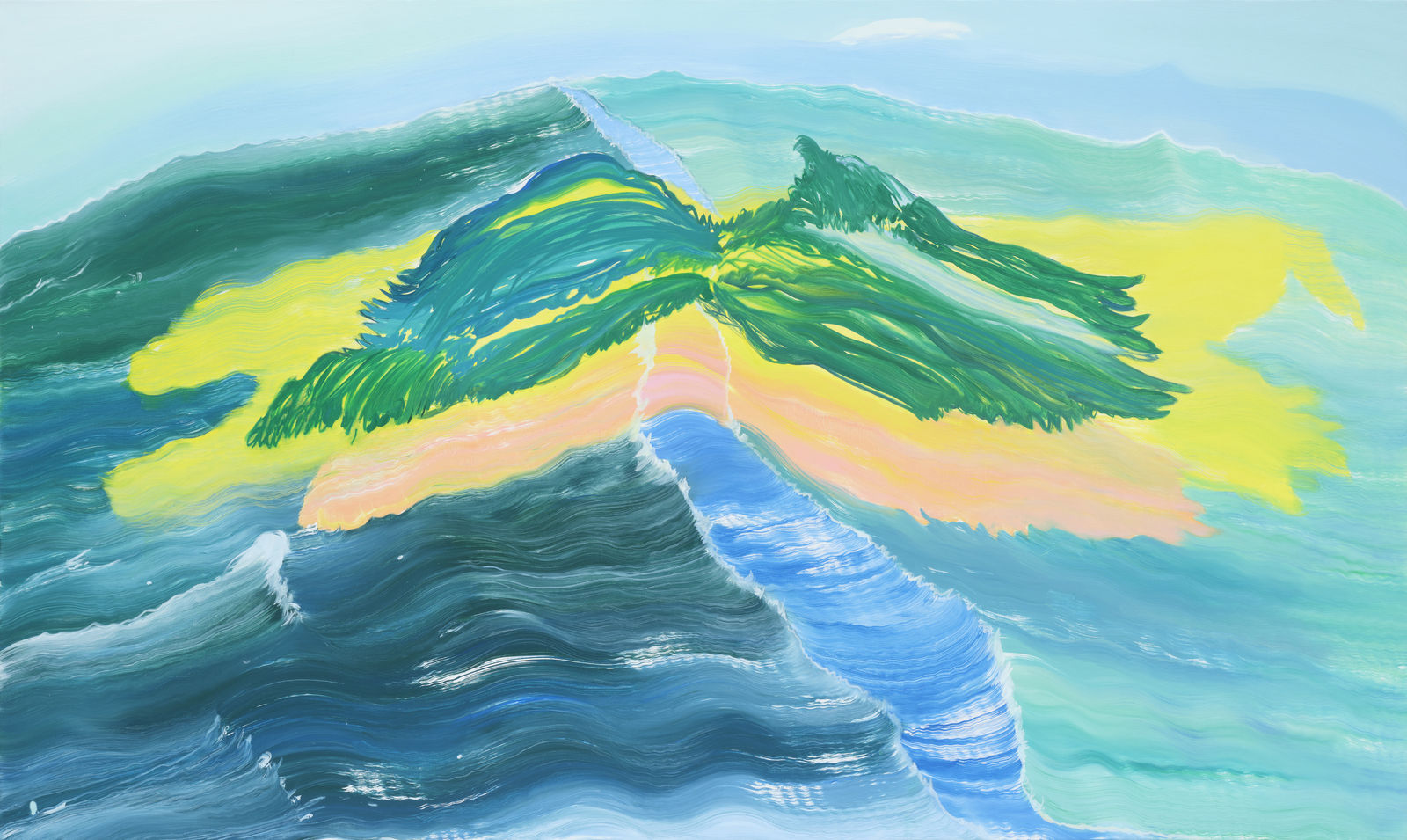 나비 Butterfly, oil on canvas, 97 x 162.2 cm, 2025