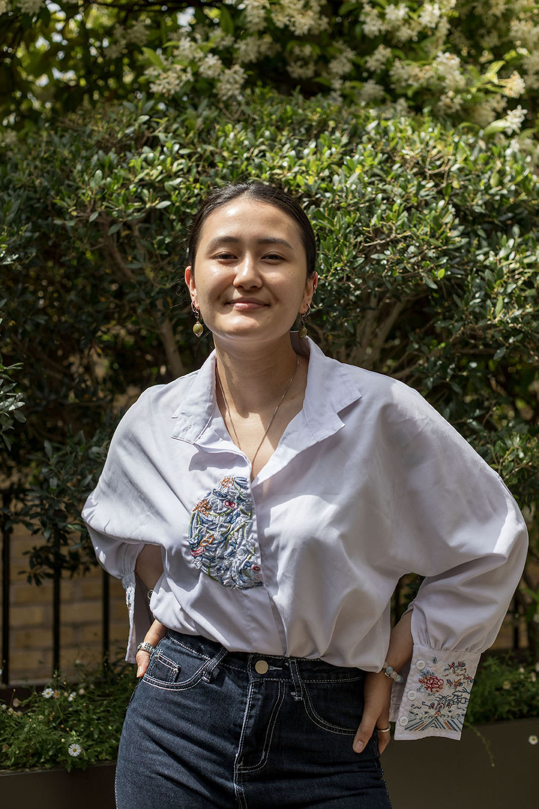 curator Amandine Vabre Chau (photo credit: Carol Bedoy)