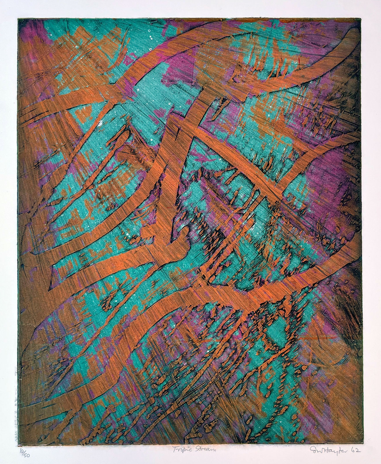 Stanley William Hayter, Tropic Stream, 1962