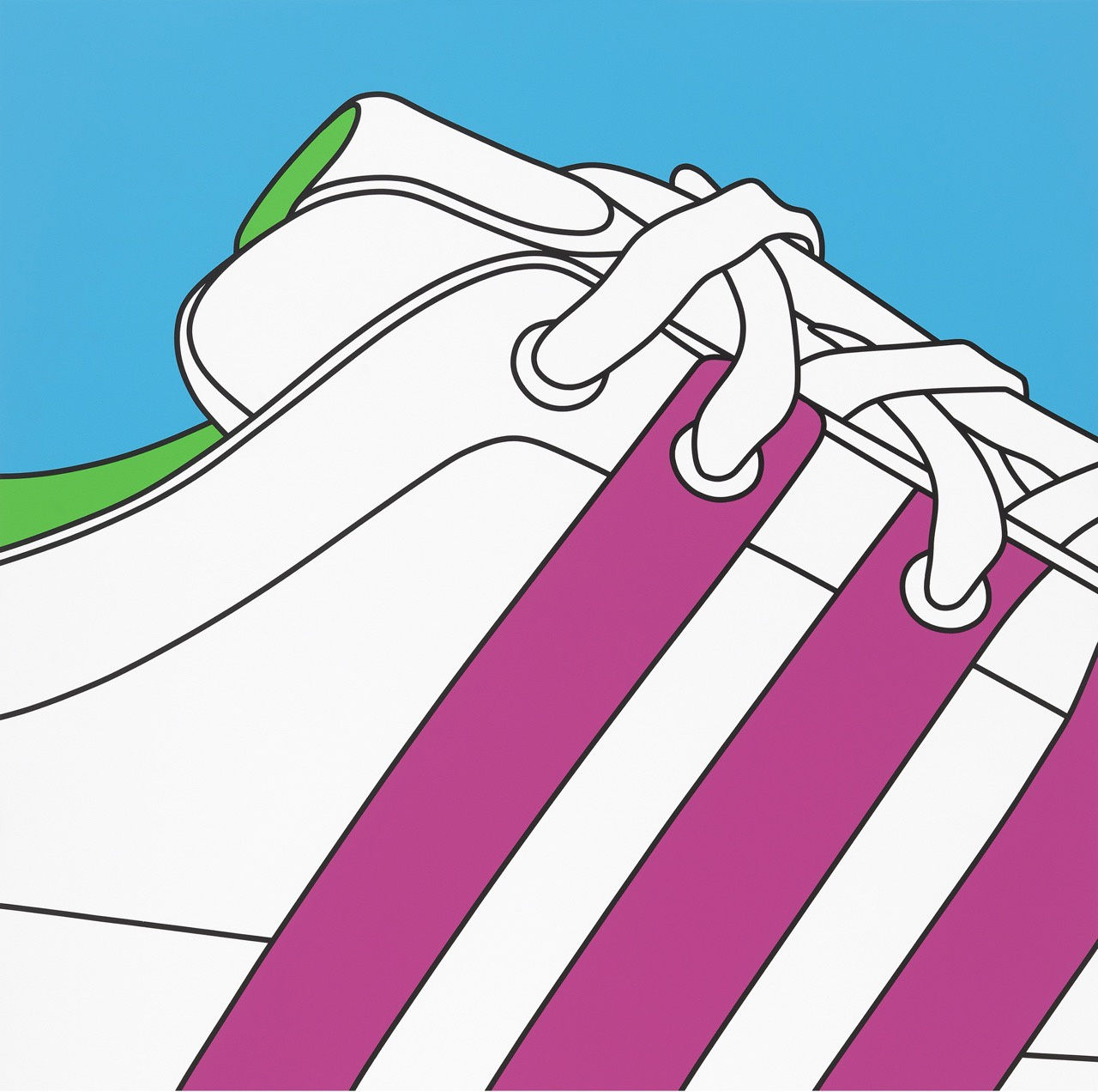 Michael Craig-Martin, Untitled (fragment trainer) , 2016