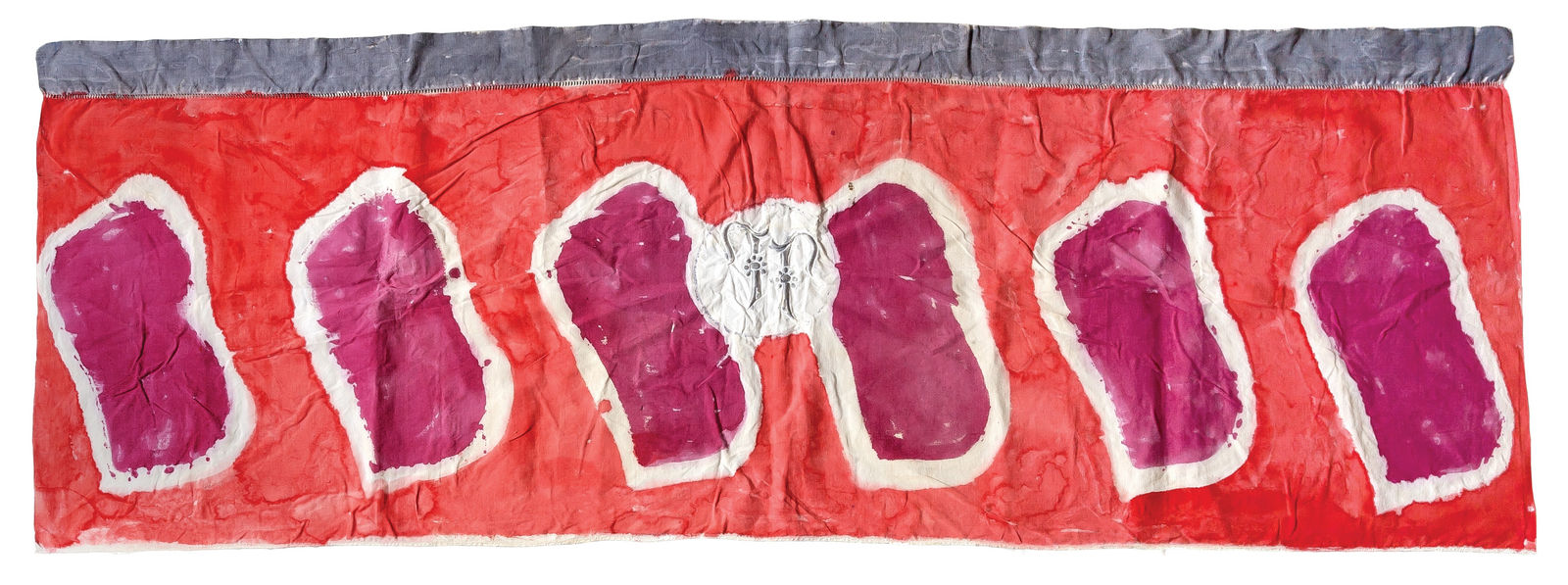 Claude Viallat, Untitled n° 195, 2013