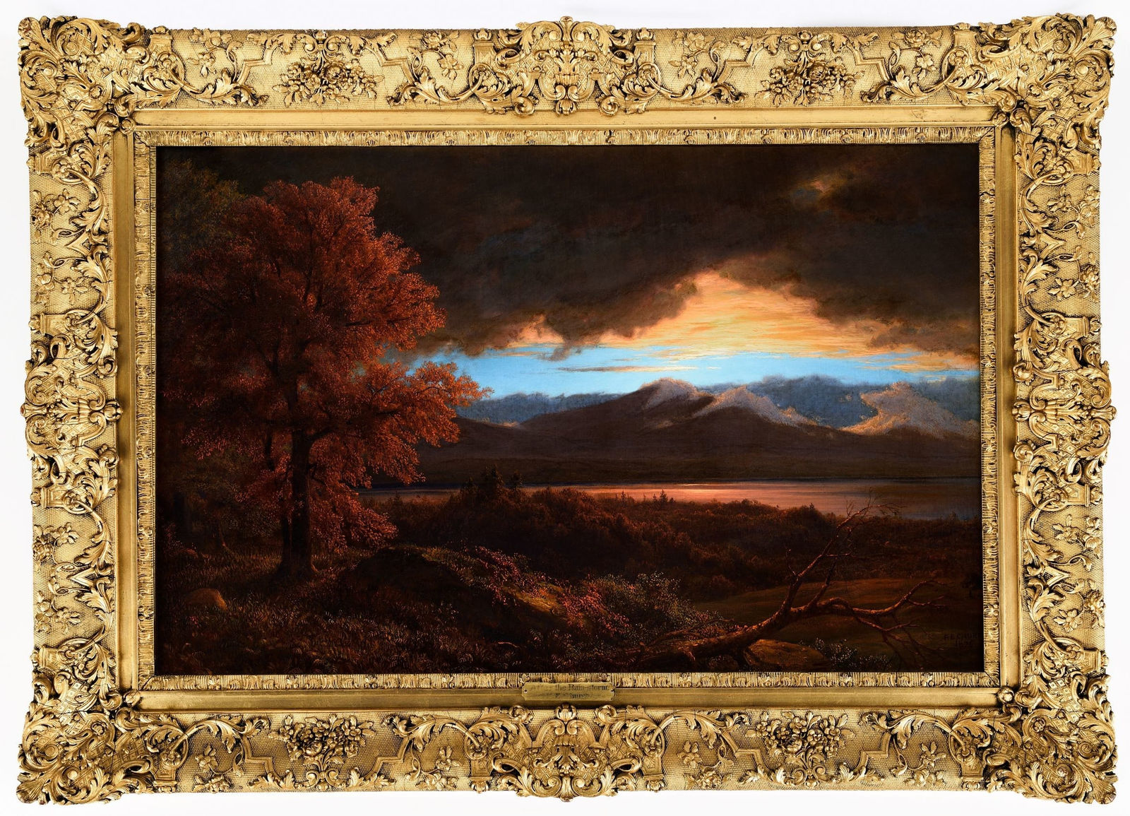 Frederic Edwin Church AFTER THE RAINSTORM, 1875 Oil on canvas mounted on panel 22 1/2 x 33 1/2 in 57.1 x 85.1 cm Available at Surovek Gallery