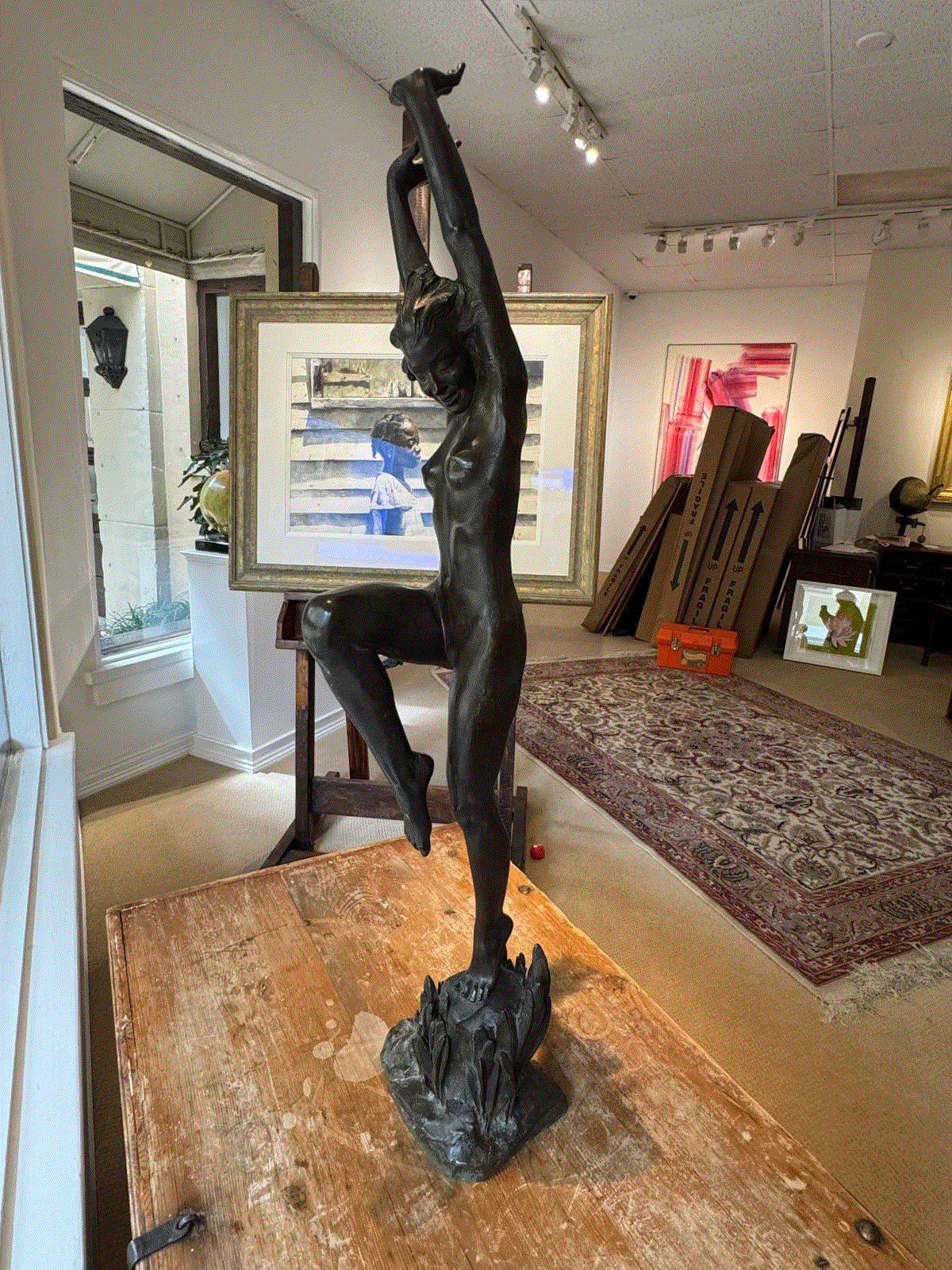 Harriet Whitney Frishmuth JOY OF THE WATERS, MODELED IN 1920; CAST BY 1970 Bronze height 44 in height 111.8 cm Available at Surovek Gallery