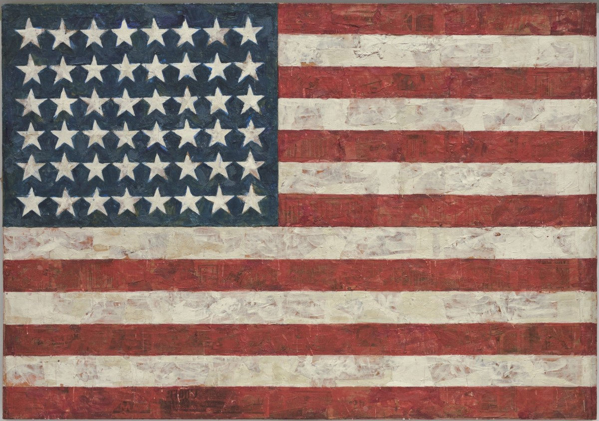 Jasper Johns Flag. 1954-1955